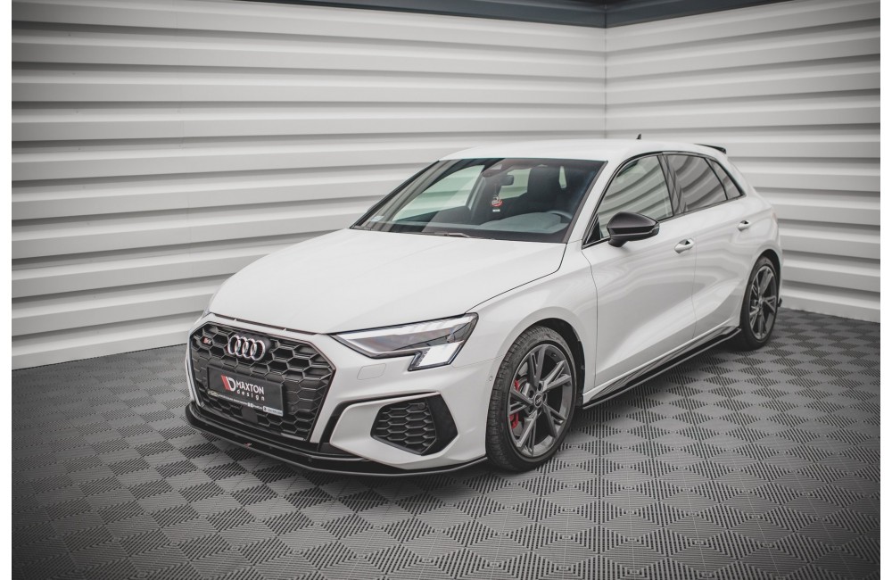 Street Pro Front Splitter Audi S3 / A3 S-Line 8Y - Black