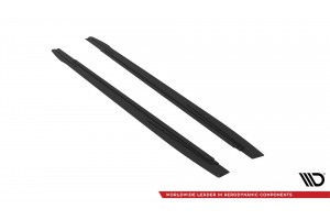 Street Pro Side Skirts Diffusers Audi S3 / A3 S-Line 8Y / 8Y Facelift - Black Street Pro Side Skirts Diffusers Audi S3 / A3 S-Line 8Y / 8Y Facelift - Black