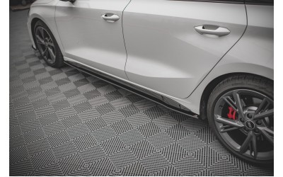 Street Pro Side Skirts Diffusers Audi S3 / A3 S-Line 8Y / 8Y Facelift - Black