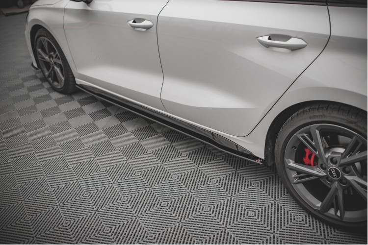 Street Pro Side Skirts Diffusers V.1 Audi S3 / A3 S-Line 8Y / 8Y Facelift