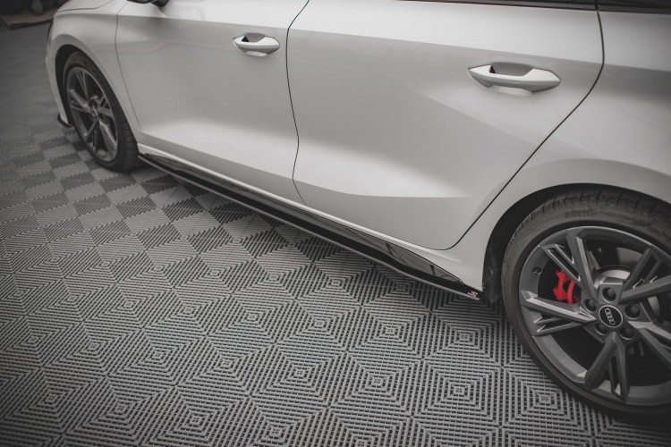 Street Pro Side Skirts Diffusers V.1 Audi S3 / A3 S-Line 8Y / 8Y Facelift