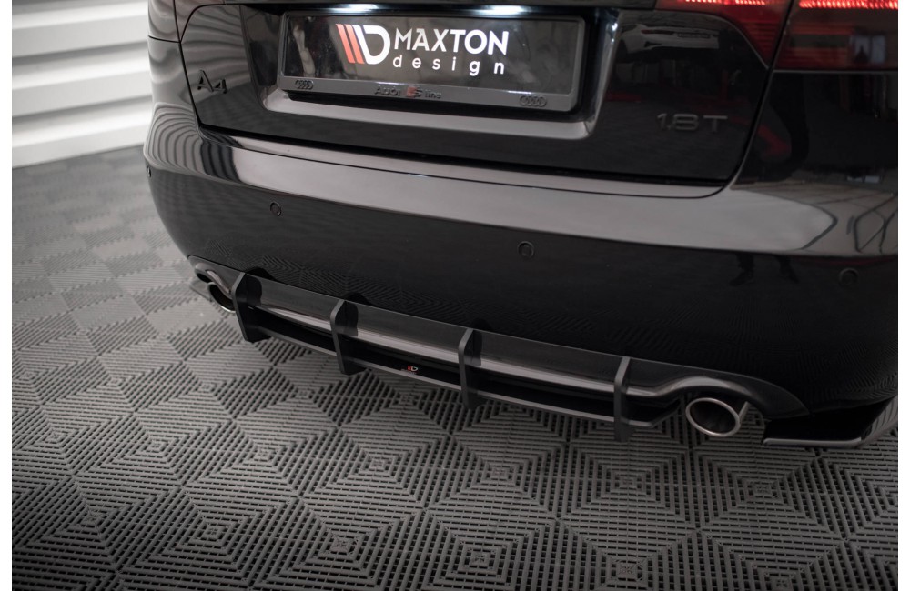 Street Pro Rear Diffuser Audi A4 S-Line B7 - Black