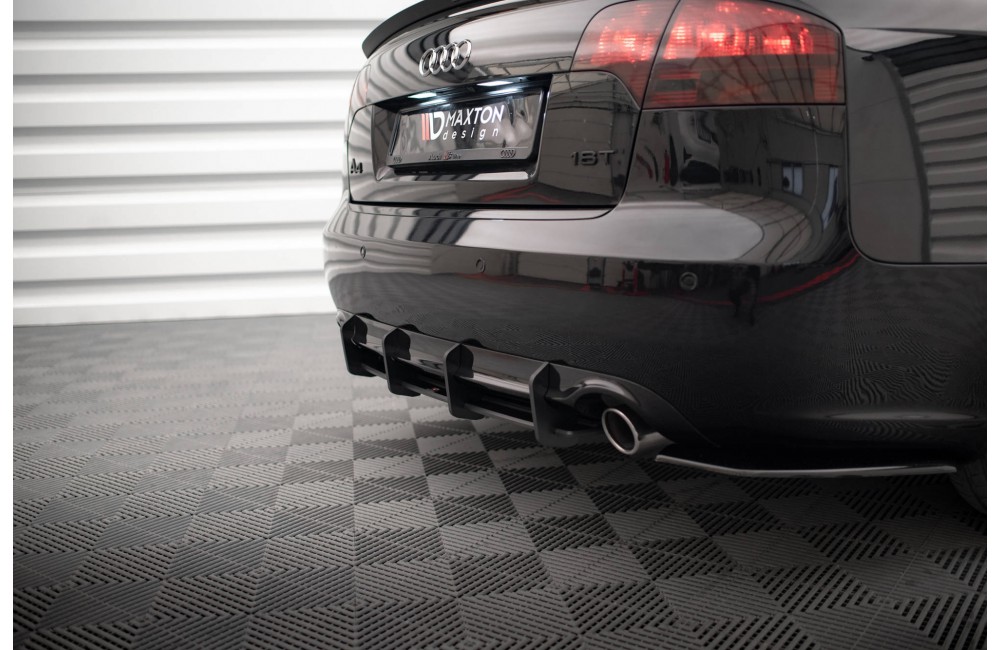 Street Pro Rear Diffuser Audi A4 S-Line B7 - Black
