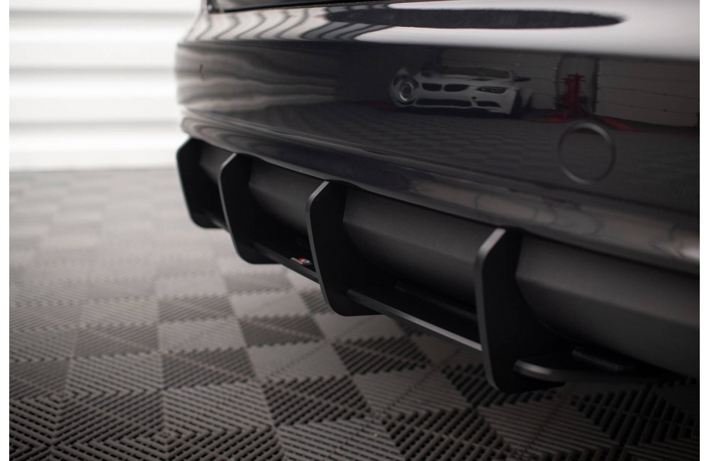 Street Pro Rear Diffuser Audi A4 B8 Facelift - Black
