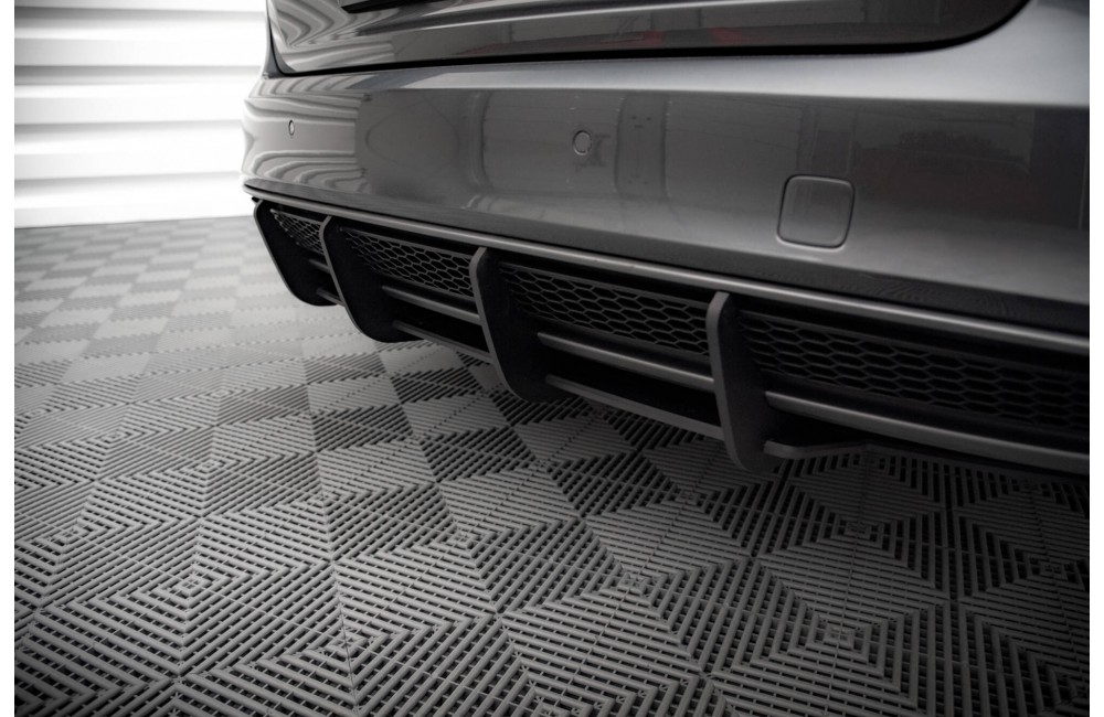 Street Pro Rear Diffuser Audi A4 S-Line B8 Facelift - Black