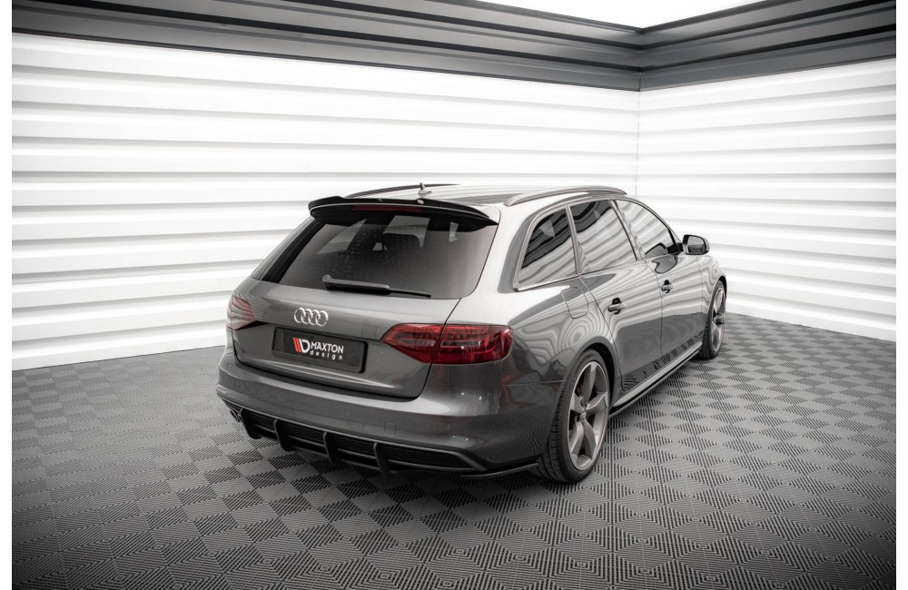 Street Pro Rear Diffuser Audi A4 S-Line B8 Facelift - Black