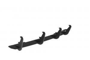 Street Pro Rear Diffuser Audi A4 S-Line B8 Facelift - Black