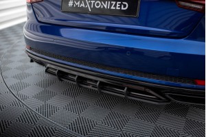 Street Pro Rear Diffuser Audi A4 Competition B9  - Black