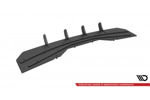 Street Pro Rear Diffuser Audi A4 Competition B9  - Black