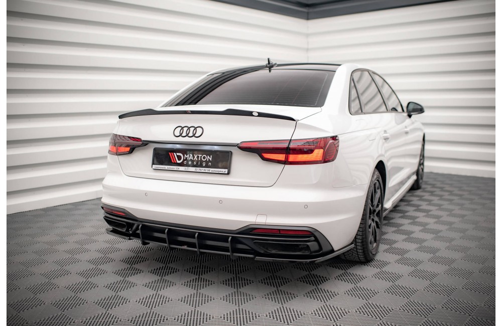 Street Pro Rear Diffuser Audi A4 B9 Facelift - Black