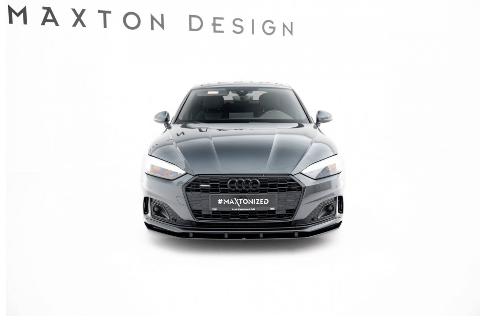 Street Pro Front Splitter Audi A5 F5 Facelift - Black