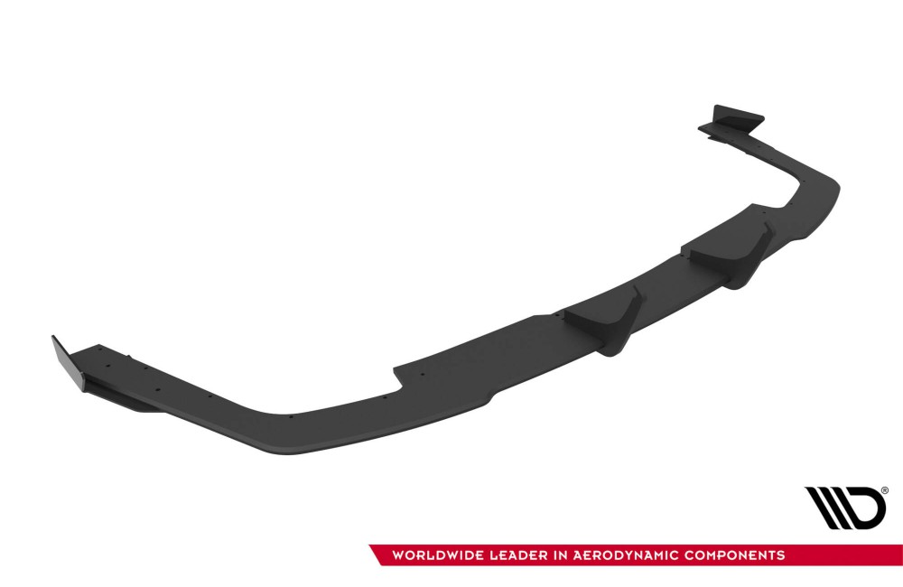 Street Pro Rear Diffuser + Flaps Audi A5 F5 Facelift - Black + Gloss Flaps