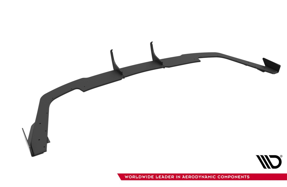 Street Pro Rear Diffuser + Flaps Audi A5 F5 Facelift - Black + Gloss Flaps