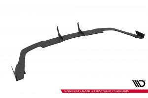 Street Pro Rear Diffuser + Flaps Audi A5 F5 Facelift - Black + Gloss Flaps