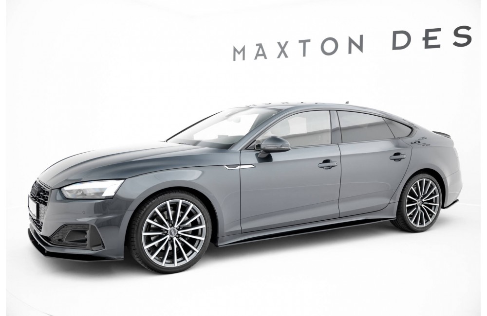 Street Pro Side Skirts Diffusers Audi A5 Sportback F5 Facelift - Black Street Pro Side Skirts Diffusers Audi A5 Sportback F5 Facelift - Black