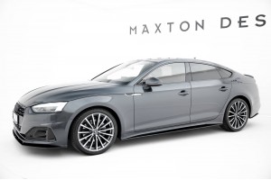 Street Pro Side Skirts Diffusers Audi A5 Sportback F5 Facelift - Black Street Pro Side Skirts Diffusers Audi A5 Sportback F5 Facelift - Black