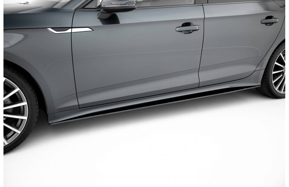 Street Pro Side Skirts Diffusers Audi A5 Sportback F5 Facelift - Black Street Pro Side Skirts Diffusers Audi A5 Sportback F5 Facelift - Black