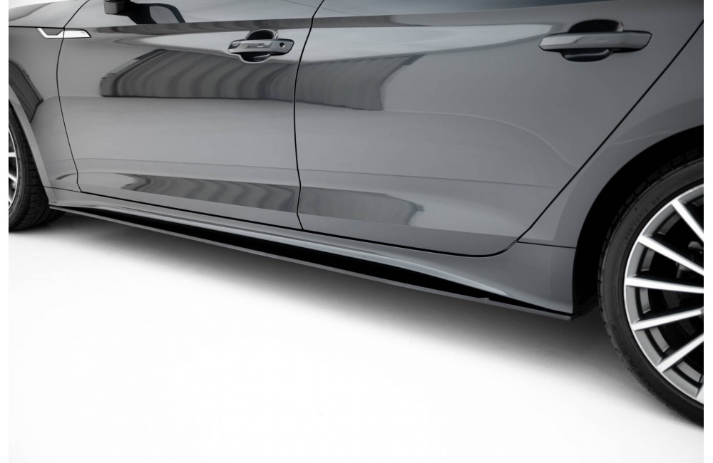 Street Pro Side Skirts Diffusers Audi A5 Sportback F5 Facelift - Black Street Pro Side Skirts Diffusers Audi A5 Sportback F5 Facelift - Black
