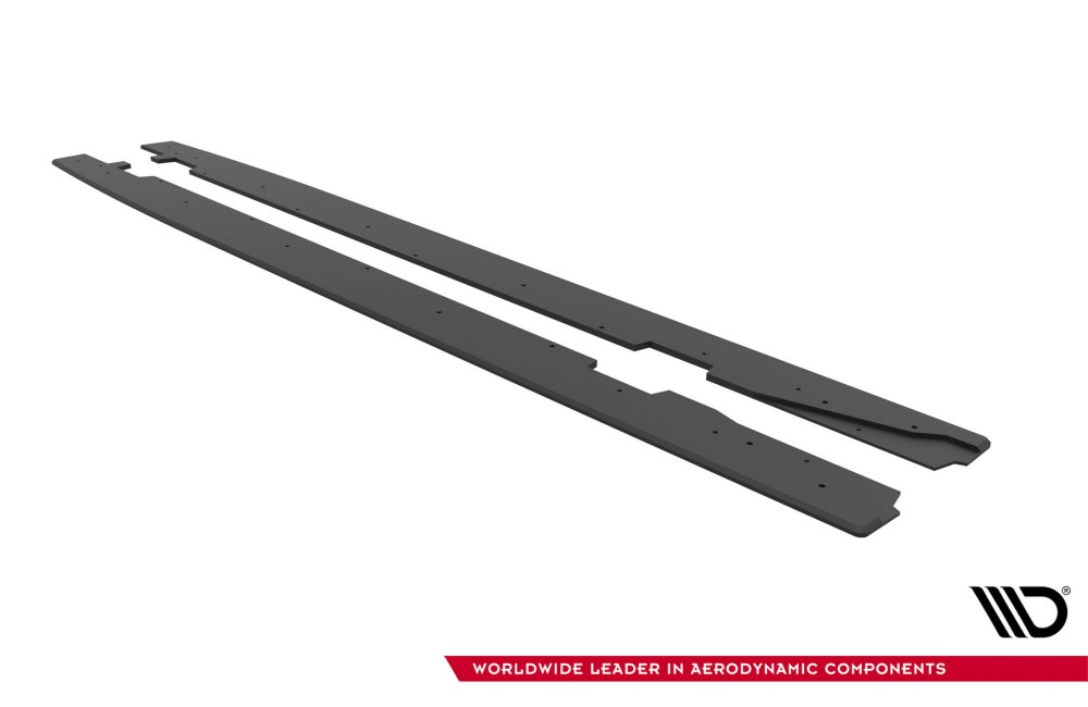 Street Pro Side Skirts Diffusers Audi A5 Sportback F5 Facelift - Black Street Pro Side Skirts Diffusers Audi A5 Sportback F5 Facelift - Black