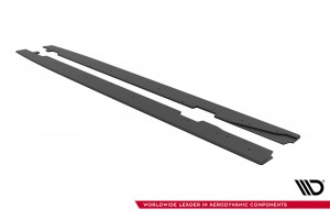 Street Pro Side Skirts Diffusers Audi A5 Sportback F5 Facelift - Black Street Pro Side Skirts Diffusers Audi A5 Sportback F5 Facelift - Black