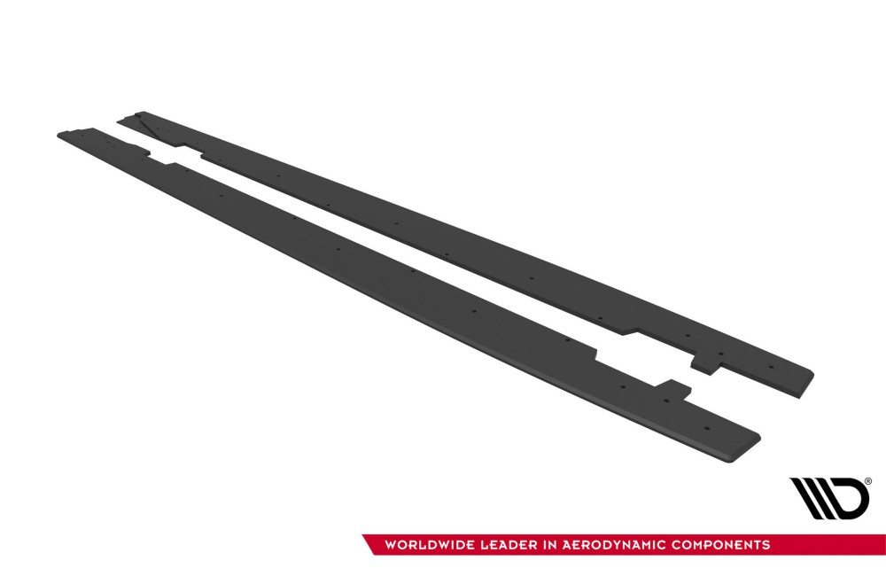 Street Pro Side Skirts Diffusers Audi A5 Sportback F5 Facelift - Black Street Pro Side Skirts Diffusers Audi A5 Sportback F5 Facelift - Black