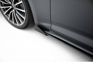Street Pro Side Skirts Diffusers + Flaps Audi A5 Sportback F5 Facelift - Black + Gloss Flaps Street Pro Side Skirts Diffusers + Flaps Audi A5 Sportback F5 Facelift - Black + Gloss Flaps