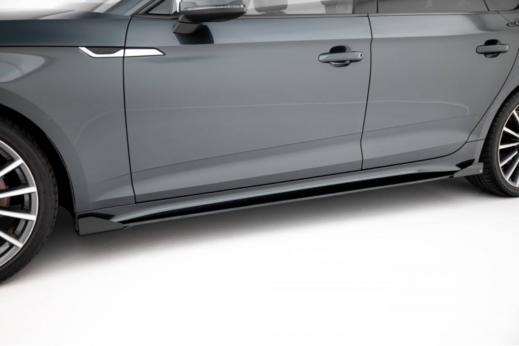 Street Pro Πλευρικές Skirts Diffusers + Flaps Audi A5 Sportback F5 Facelift