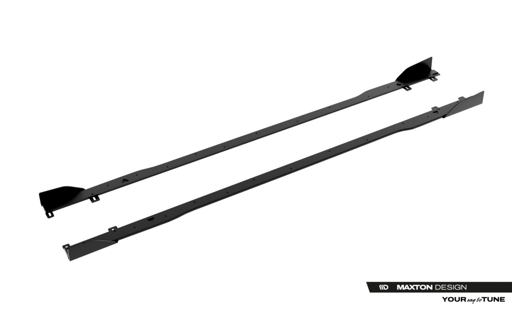 Street Pro Side Skirts Diffusers + Flaps Audi A5 S-Line / S5 Sedan / Avant B10