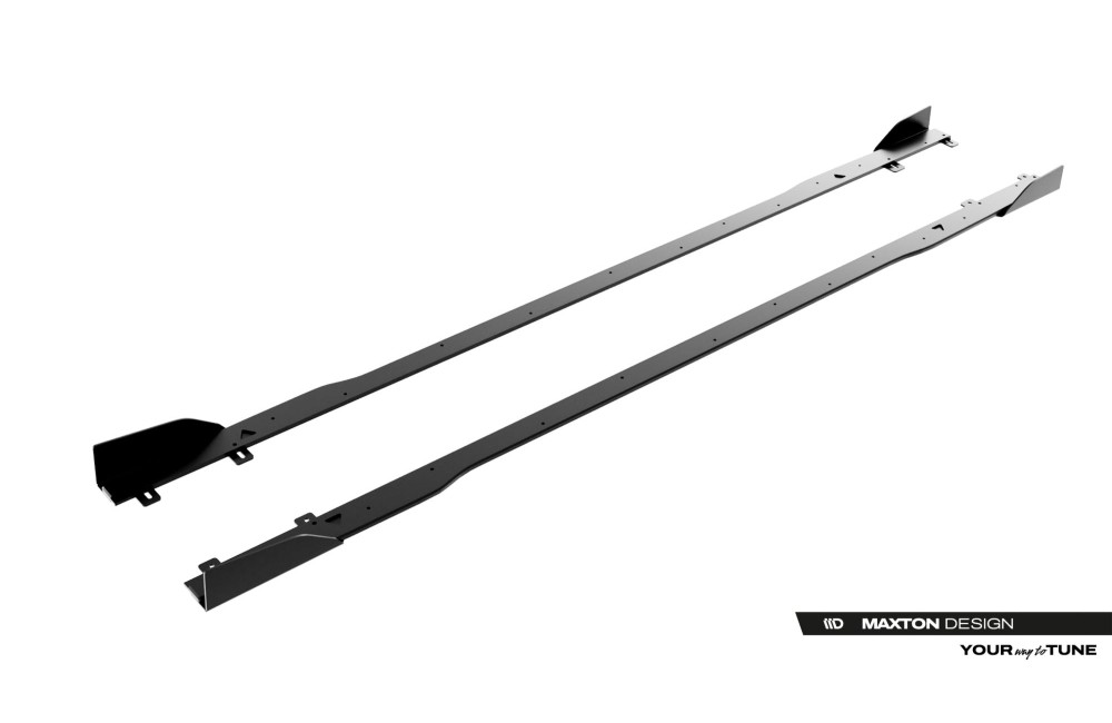 Street Pro Side Skirts Diffusers + Flaps Audi A5 S-Line / S5 Sedan / Avant B10