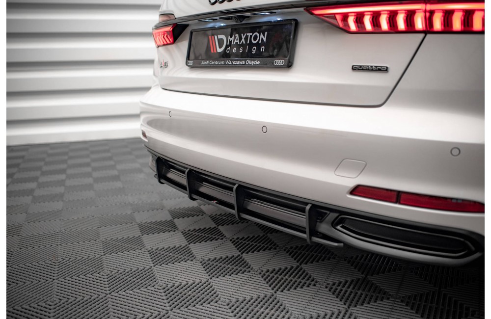 Street Pro Rear Diffuser Audi A6 C8 - Black