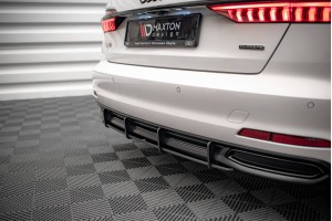 Street Pro Rear Diffuser Audi A6 C8 - Black