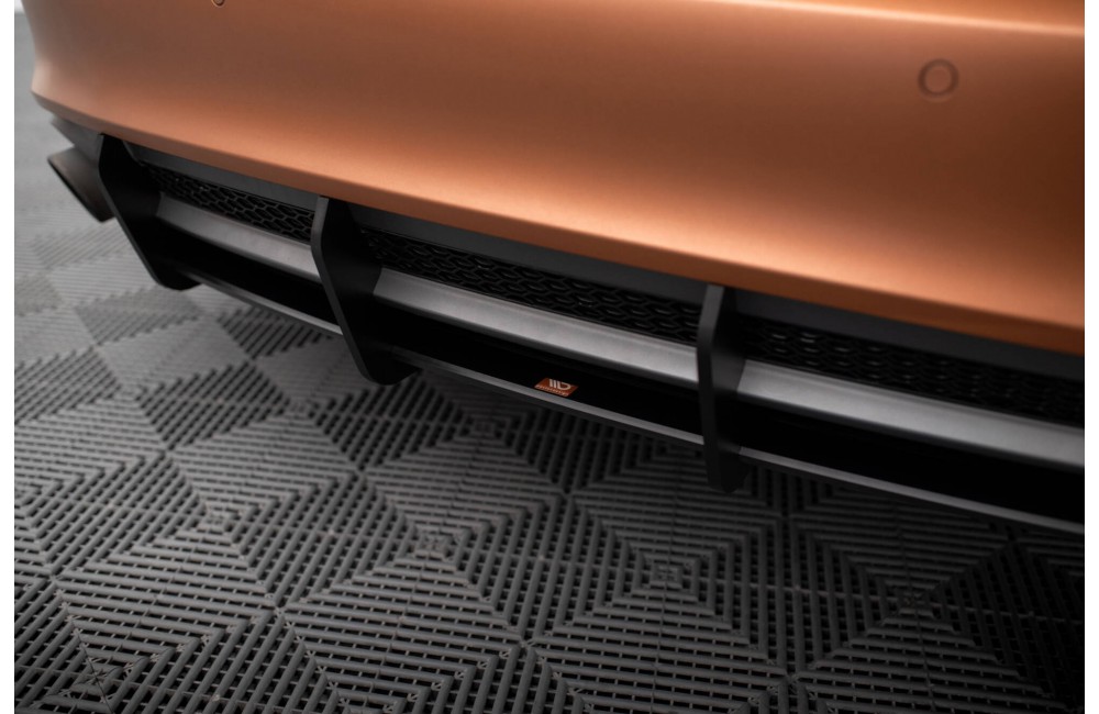 Street Pro Rear Diffuser Audi A7 S-Line C7 - Black