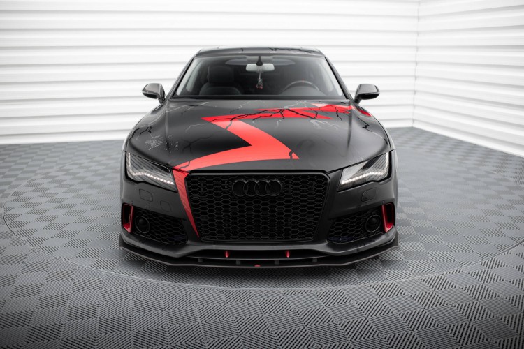 Street Pro Πρόσθιο splitter Audi A7 RS7 Look C7