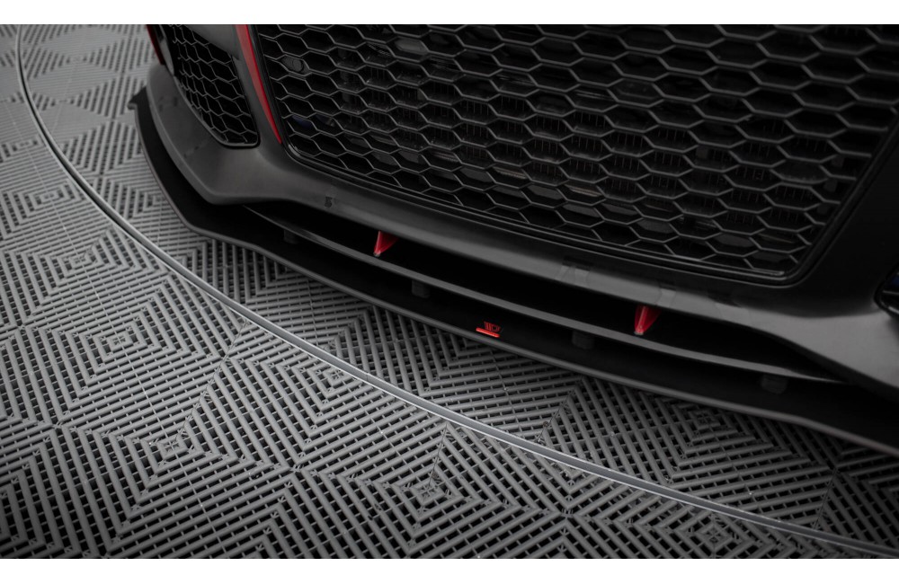 Street Pro Front Splitter Audi A7 RS7 Look C7 - Black