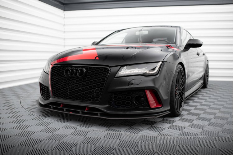 Street Pro Πρόσθιο splitter Audi A7 RS7 Look C7