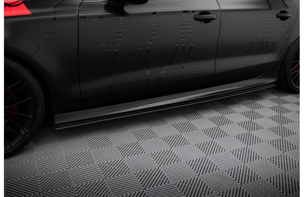 Street Pro Side Skirts Diffusers Audi A7 RS7 Look C7 - Black Street Pro Side Skirts Diffusers Audi A7 RS7 Look C7 - Black