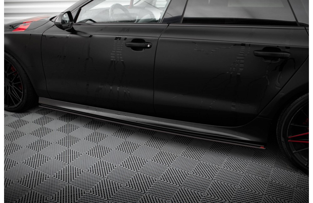 Street Pro Side Skirts Diffusers Audi A7 RS7 Look C7 - Black Street Pro Side Skirts Diffusers Audi A7 RS7 Look C7 - Black