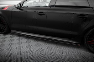 Street Pro Side Skirts Diffusers Audi A7 RS7 Look C7 - Black Street Pro Side Skirts Diffusers Audi A7 RS7 Look C7 - Black