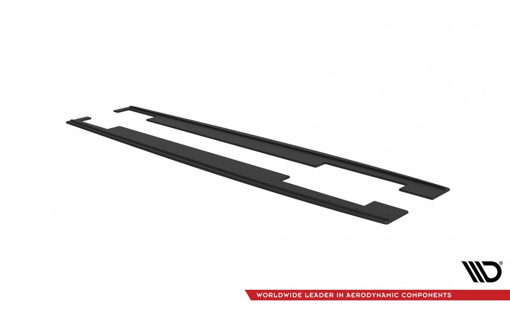Street Pro Side Skirts Diffusers Audi A7 RS7 Look C7 - Black Street Pro Side Skirts Diffusers Audi A7 RS7 Look C7 - Black