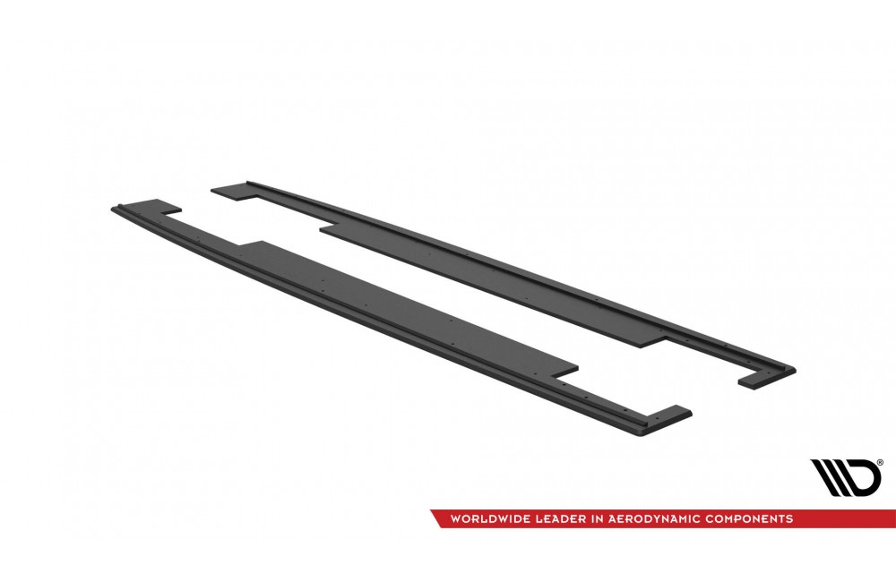 Street Pro Side Skirts Diffusers Audi A7 RS7 Look C7 - Black Street Pro Side Skirts Diffusers Audi A7 RS7 Look C7 - Black
