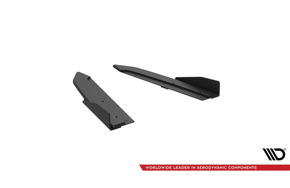 Street Pro Rear Side Splitters + Flaps Audi A7 S-Line C7