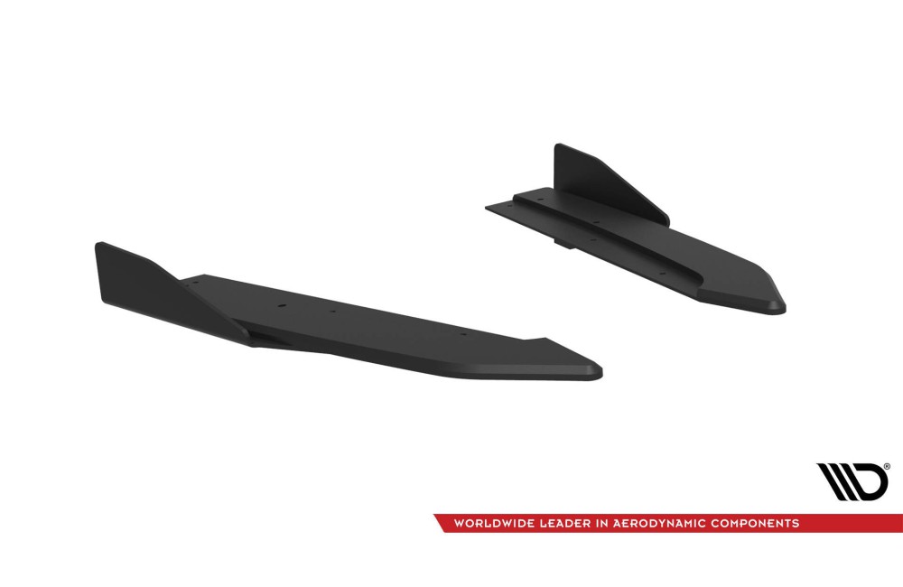 Street Pro Rear Side Splitters + Flaps Audi A7 S-Line C7