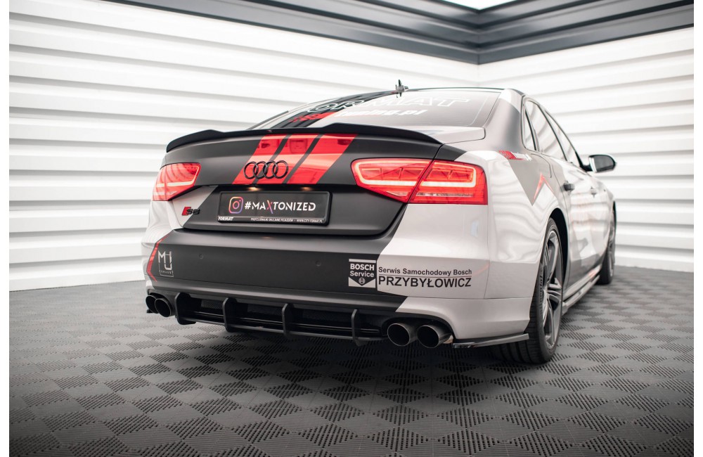 Street Pro Rear Diffuser Audi S8 D4 - Black