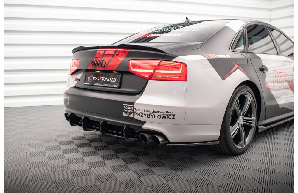 Street Pro Rear Diffuser Audi S8 D4 - Black