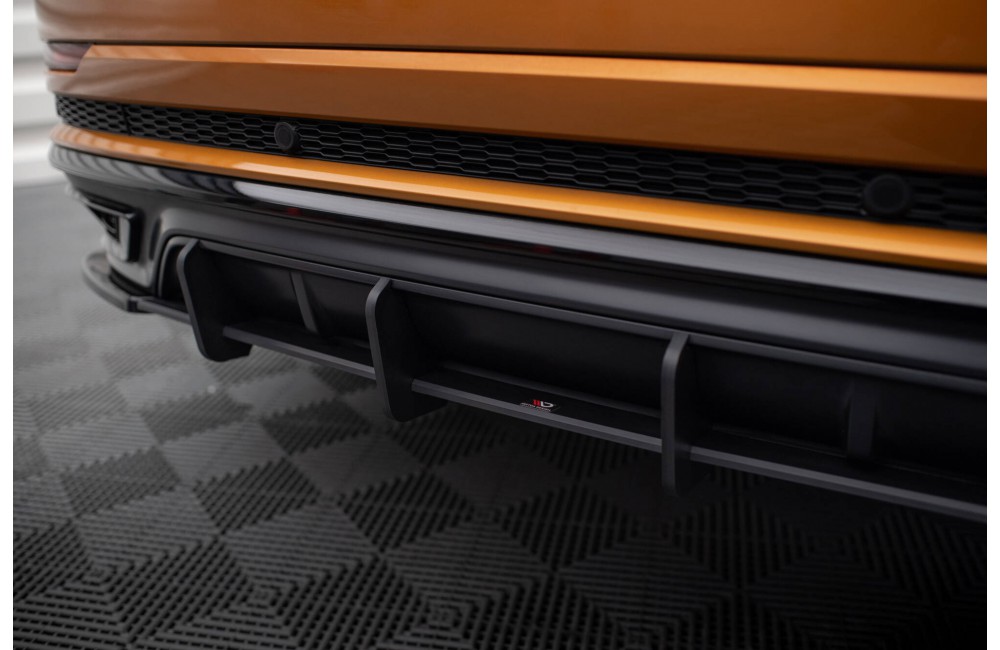 Street Pro Rear Diffuser Audi Q8 S-Line Mk1 - Black
