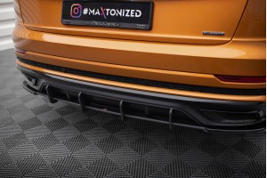 Street Pro Rear Diffuser Audi Q8 S-Line Mk1 - Black