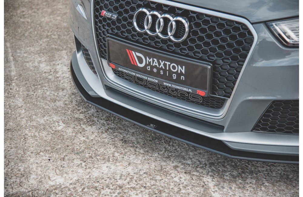 Street Pro Front Splitter Audi RS3 8V Sportback - Black