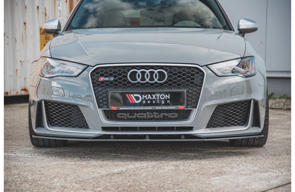 Street Pro Front Splitter Audi RS3 8V Sportback - Black