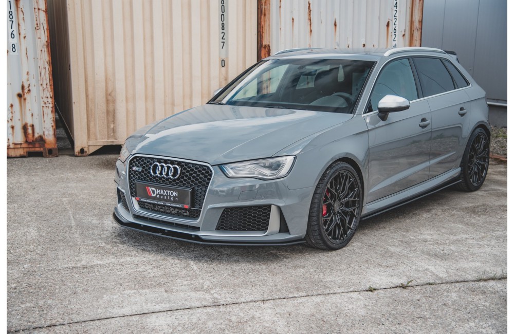 Street Pro Front Splitter Audi RS3 8V Sportback - Black