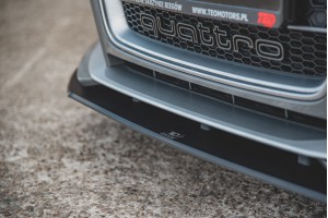 Street Pro Front Splitter Audi RS3 8V Sportback - Black
